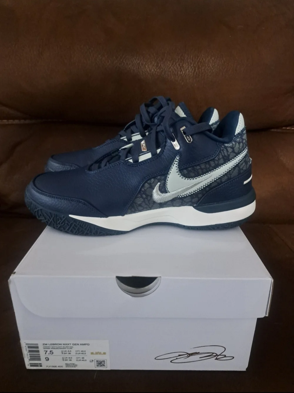 Nike Men’s Navy Blue Basketball Shoes - LeBron Edition